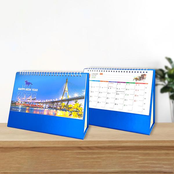 Lịch Bàn Chữ A 2026 - Du Lịch Thế Giới - Văn Khoa