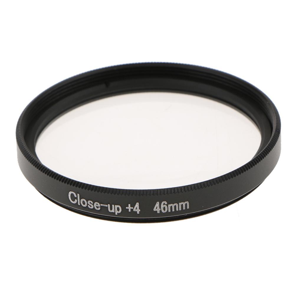46mm Close Up Macro +4 Filter for Nikon Canon DSLR Camera Lenses