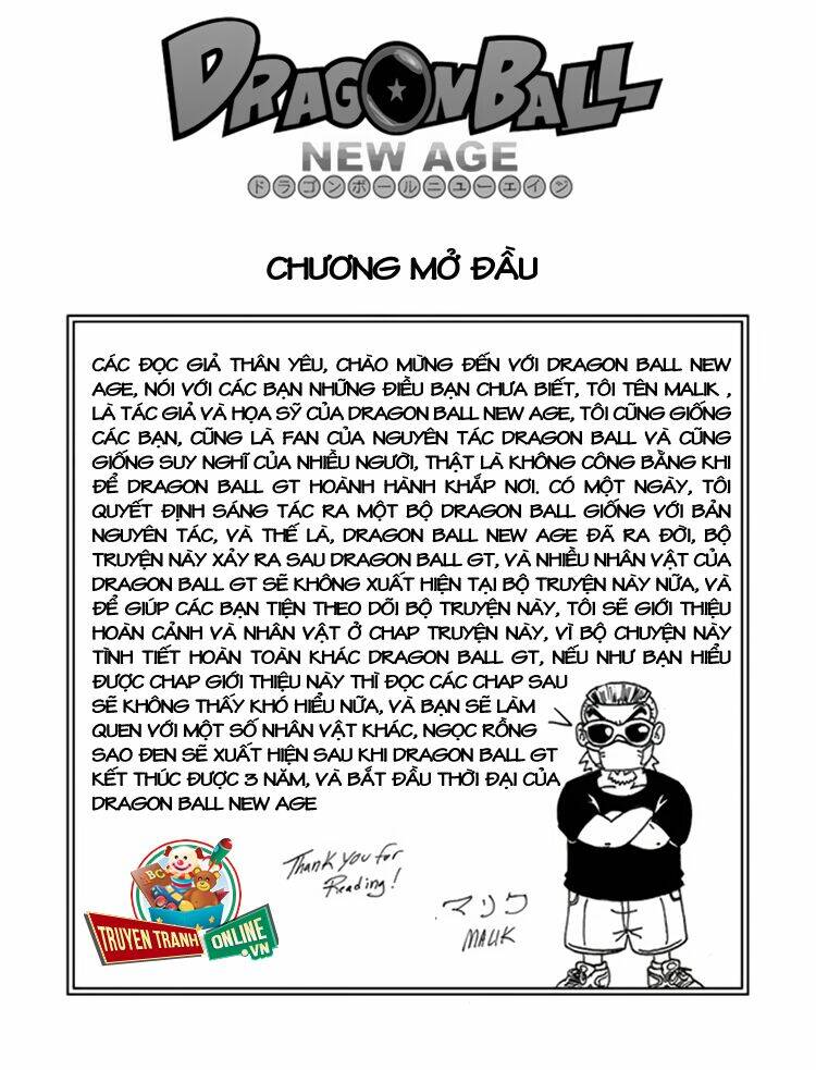 thế giới ngọc rồng new age chapter 0 3