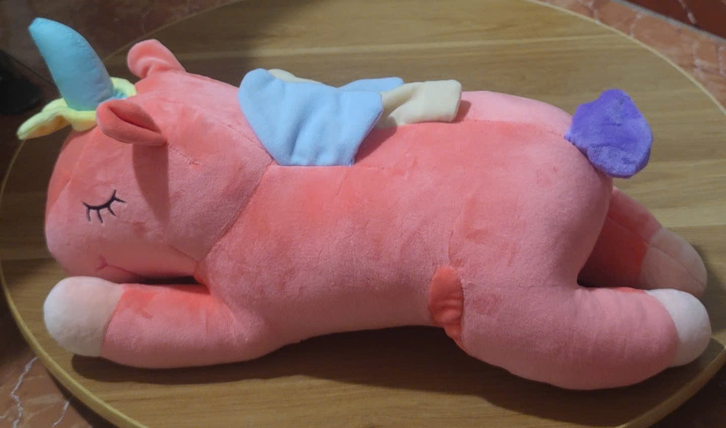 Gấu Bông Kỳ Lân Nằm Dễ Thương, Ngựa Một Sừng Unicorn Nằm Siêu Mềm Mịn 40cm Gối Ôm Kỳ Lân Đáng Yêu Hàng Cao Cấp