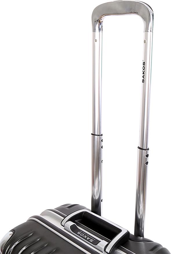 Vali Kéo Nhựa Du Lịch SAKOS SAPPHIRE Khung Nhôm Z22 - Size S / Xách Tay - Khóa TSA - Nhựa PC