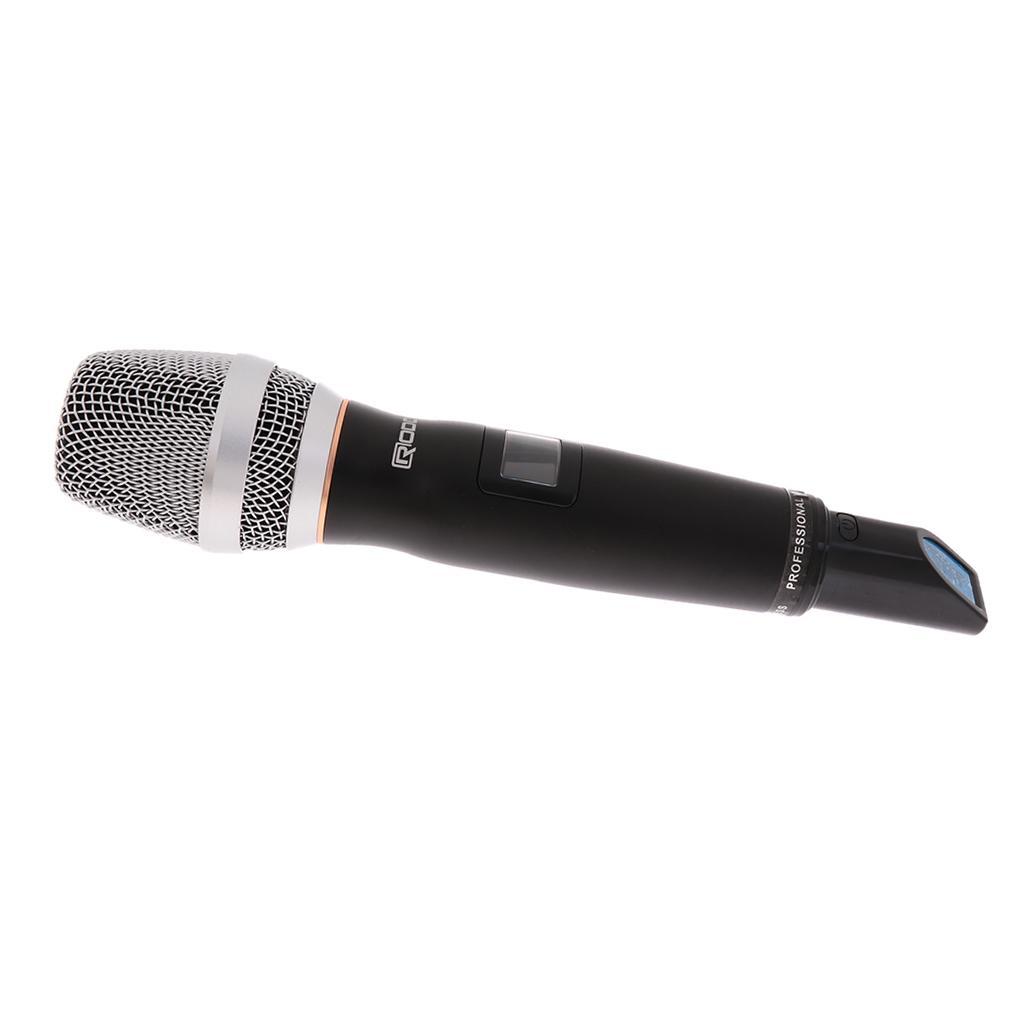 1 Set Handheld UHF Wireless Microphone Mic for Family Karaoke Meeting Party Accessory