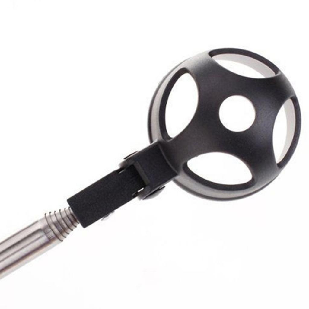 Folding Golf Ball Retriever Grabber Suction Cup Portable Picker  Accessory
