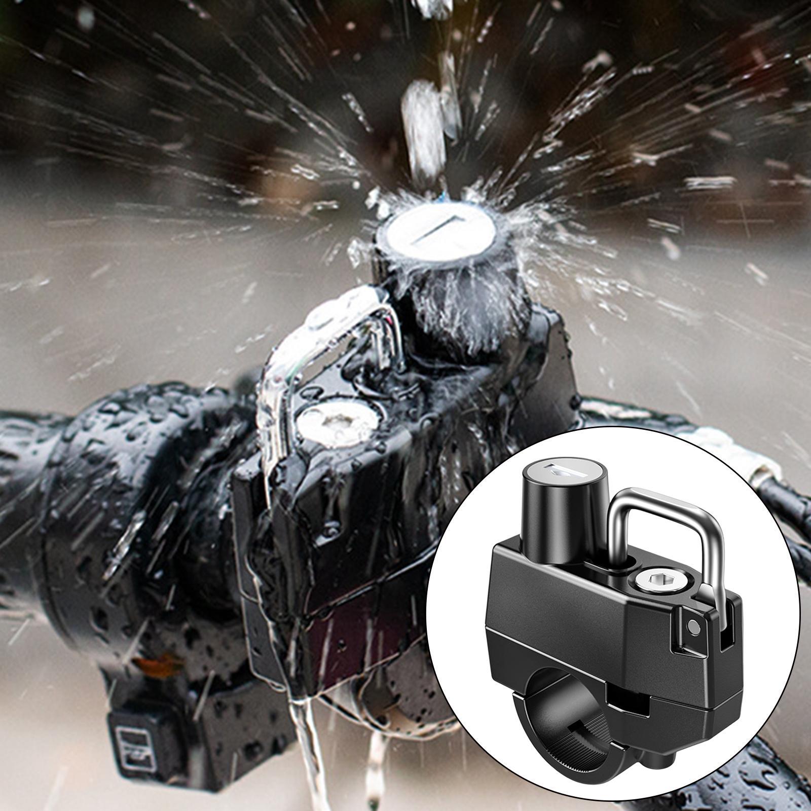 Motorcycle Helmet Lock, Safety Lock for Motorbike Scooter Street Bike Waterproof