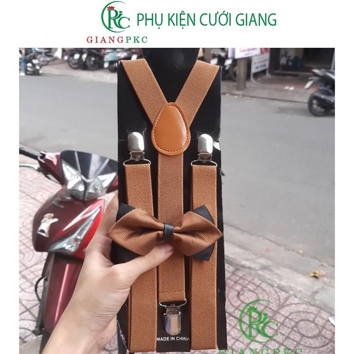 Dây đai chữ Y nam bản 2.5 cm đủ màu kèm nơ nhọn cao cấp Giangpkc mẫu mới tháng 2021 TP HCM