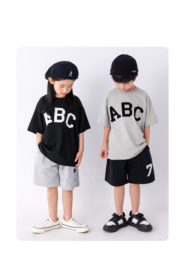 Set quần áo trẻ em dành cho bé trai và bé gái 18-45kg mẫu &quot; BỘ ABC7 &quot;. MA60