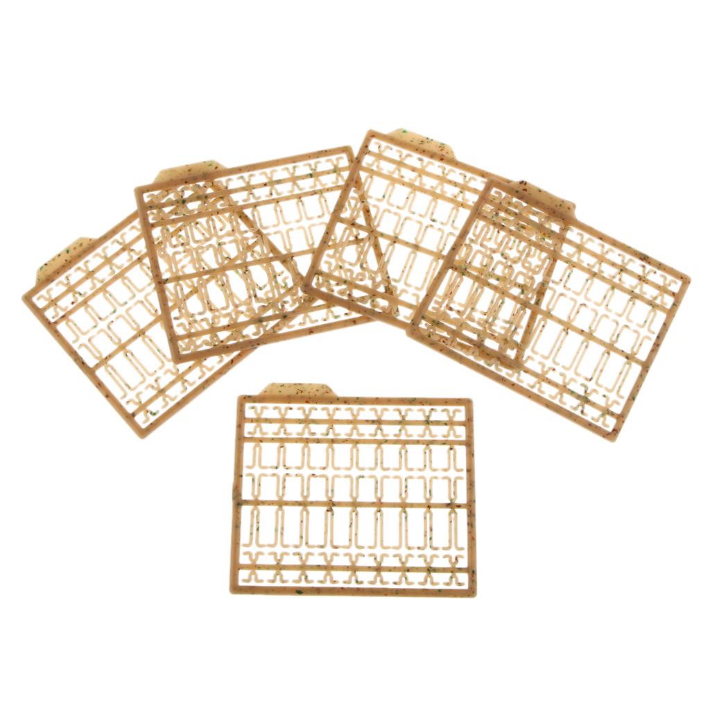 5pcs Plastic Boilie Stopper Bait Stops Hair Rig Boilie Bait Stops Camouflage