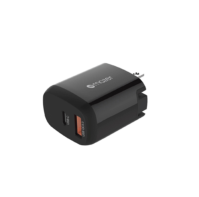 Củ Sạc Mazer SuperMINI 20W US Foldable Wall Charger - Hàng Chính Hãng