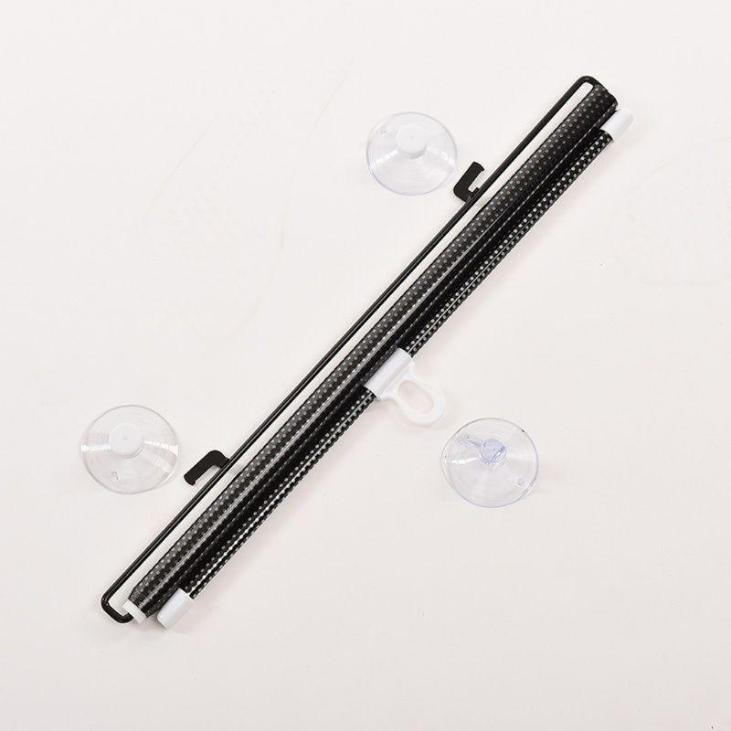 Tấm lưới màu đen 58 x125cm dạng cuộn che nắng kính chắn gió cho xe ô tô tiện dụng