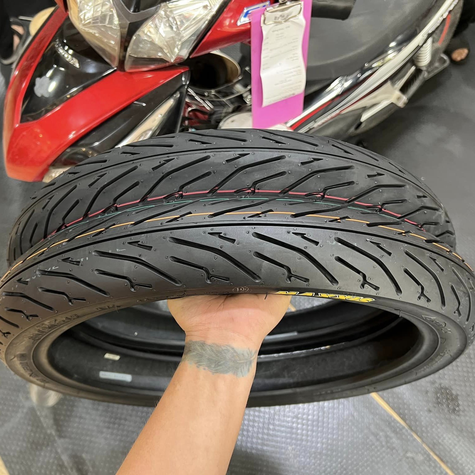 Lốp Maxxis M6002 (70/90-17) (80/90-17) dành cho xe Wave A-RSX, Future, Sonic 150, Raider, Satria, Sirius, Jupiter, YaZ, Axelo... các đời