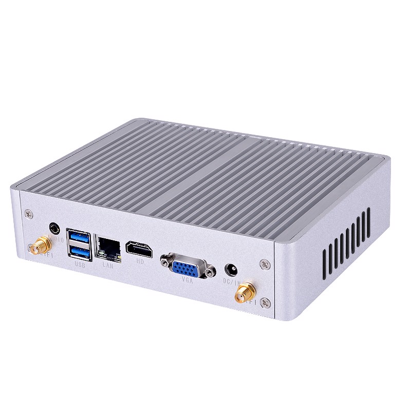 Mini PC, CPU Mini máy tính chuẩn công nghiệp Aturos YC025 Core i5 4200U, RAM 8G, SSD M2 128G - Hàng nhập khẩu