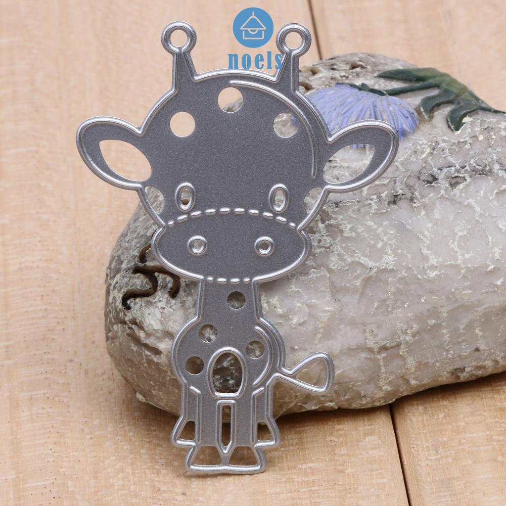 Khuôn Cắt Giấy Kim Loại Hình Bò Sữa Xinh Xắn