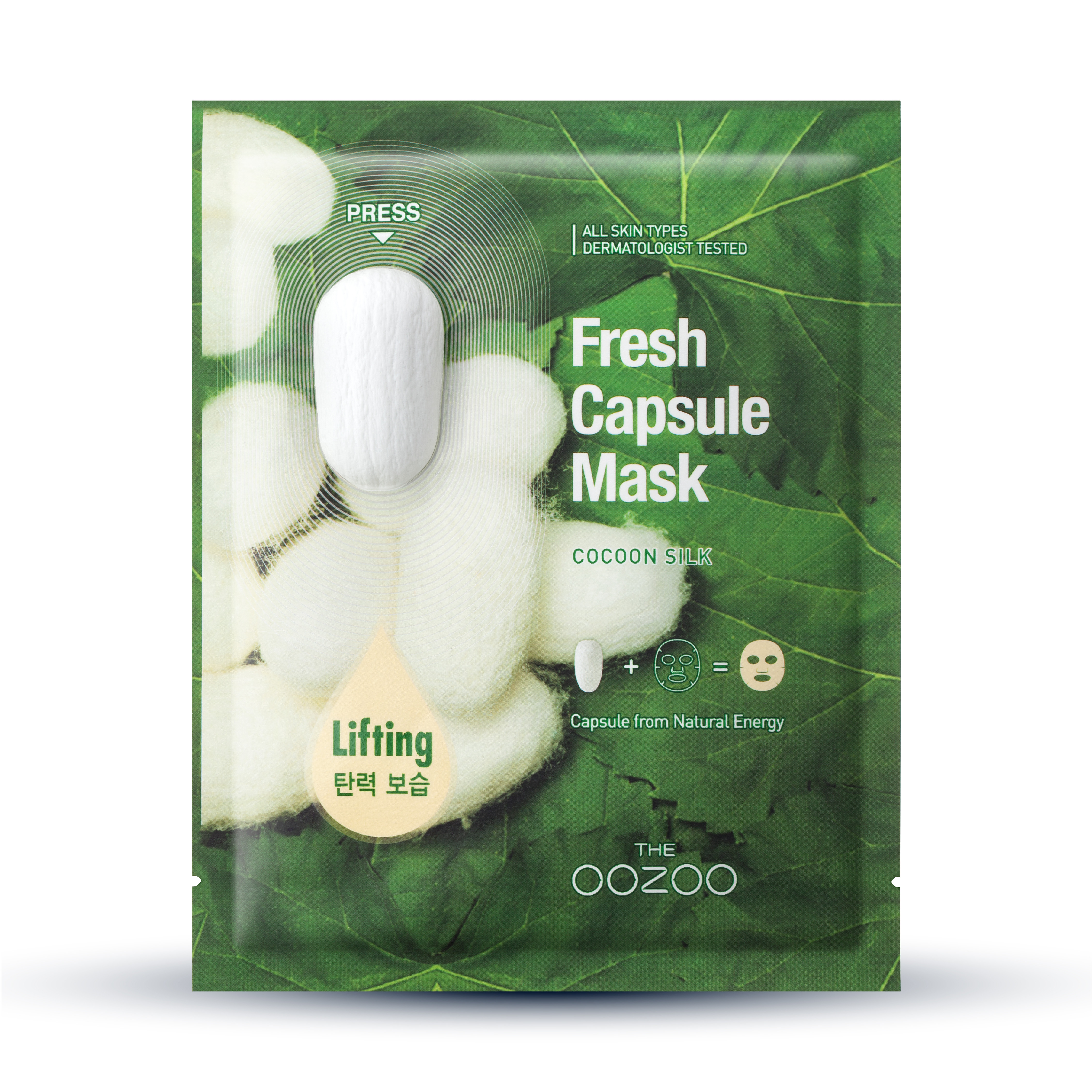 Mặt Nạ Dưỡng Ẩm Săn Chắc Da THE OOZOO Fresh Capsule Mask Cocoon Silk