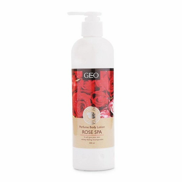 Sữa Dưỡng Thể Trắng Da Hương Hoa Hồng Perfume Body Lotion Rose Spa Geo_Py45 (300ml)