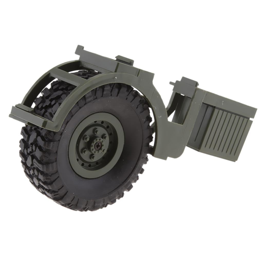 RC Dự Phòng Lốp W/Bình Dầu cho WPL 1/16 B36 B-36 B36K B36KIT Xe Tải Quân Sự
