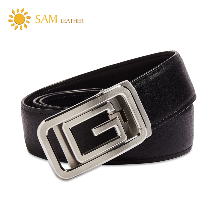 Dây nịt nam - Thắt lưng nam da SAM leather SFDN002GB, Men's belts