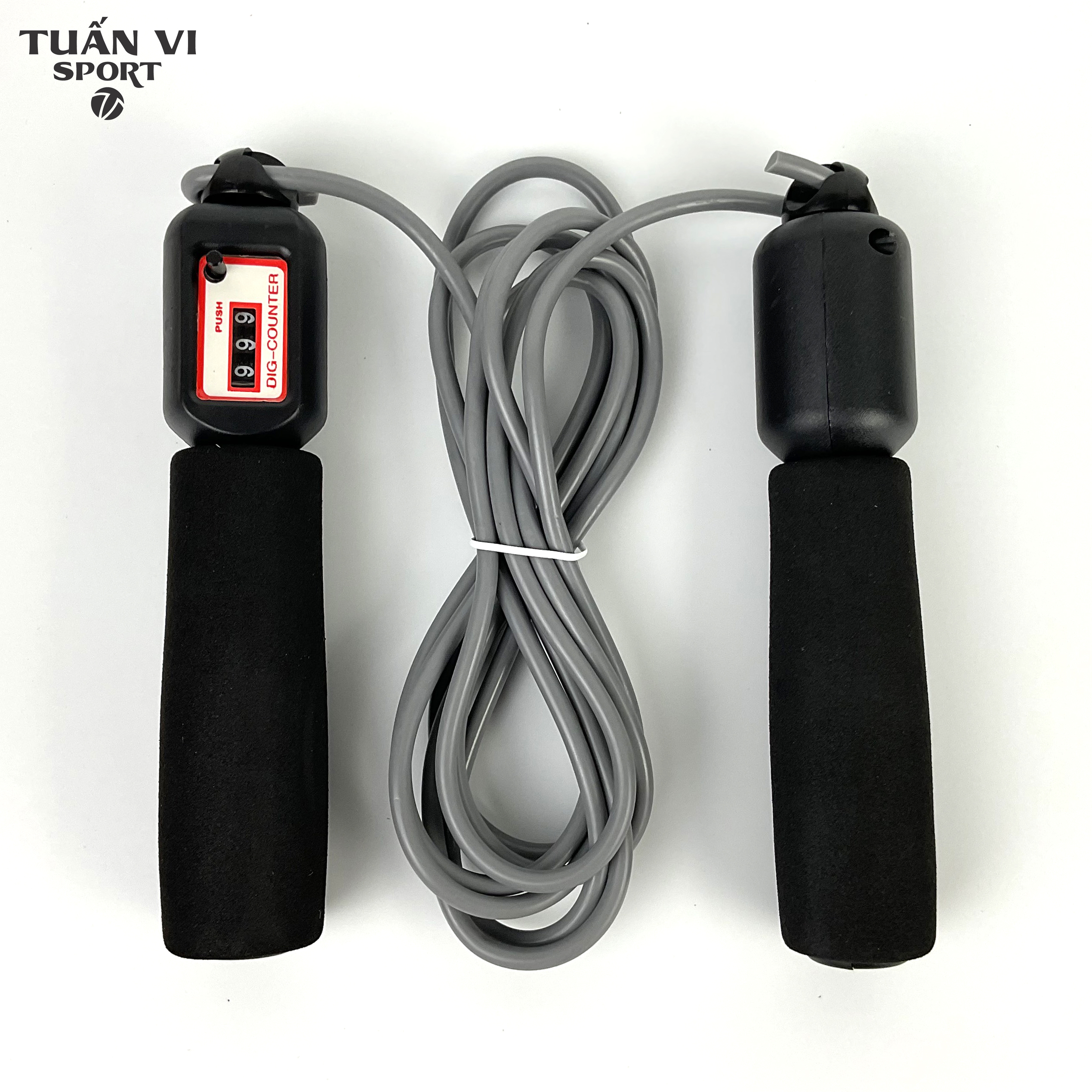 Dây nhảy tập gym thể lực có đếm số , hỗ trợ luyện tập thể dục, thể thao điều chỉnh dây tiện lợi tại nhà, văn phòng