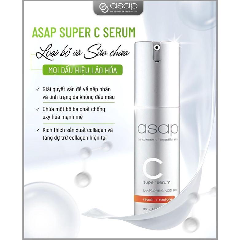 Serum Super C – Tinh Chất Vitamin C Đậm Đặc Ngừa Lão Hóa, Làm Trắng Mịn Da 30ml