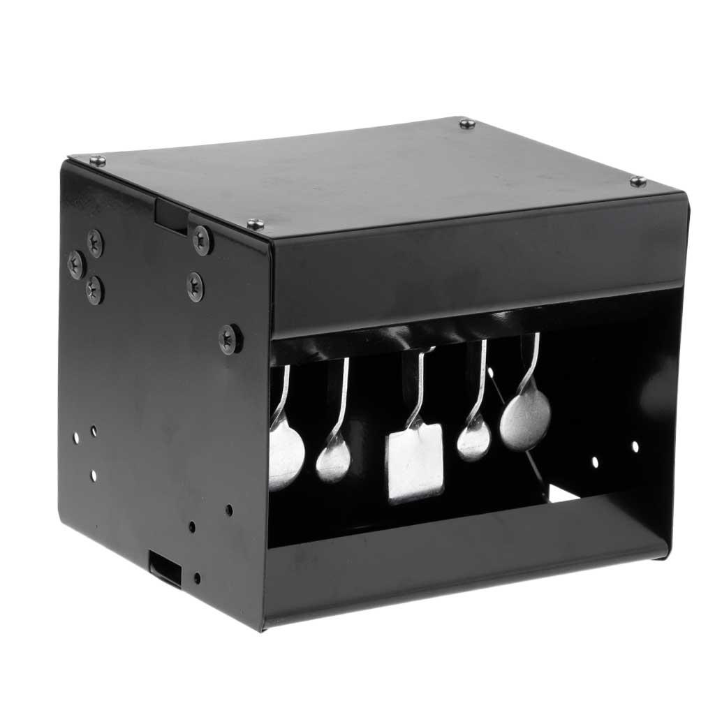 Metal Pellet  with  Pellet Catcher Auto Reset Target Black