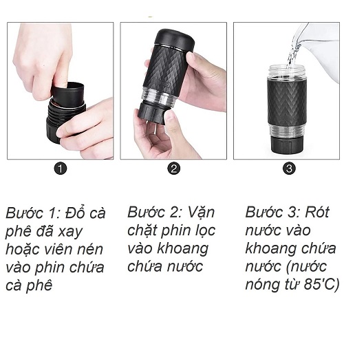 Máy pha cà phê espresso cầm tay Staresso Basic