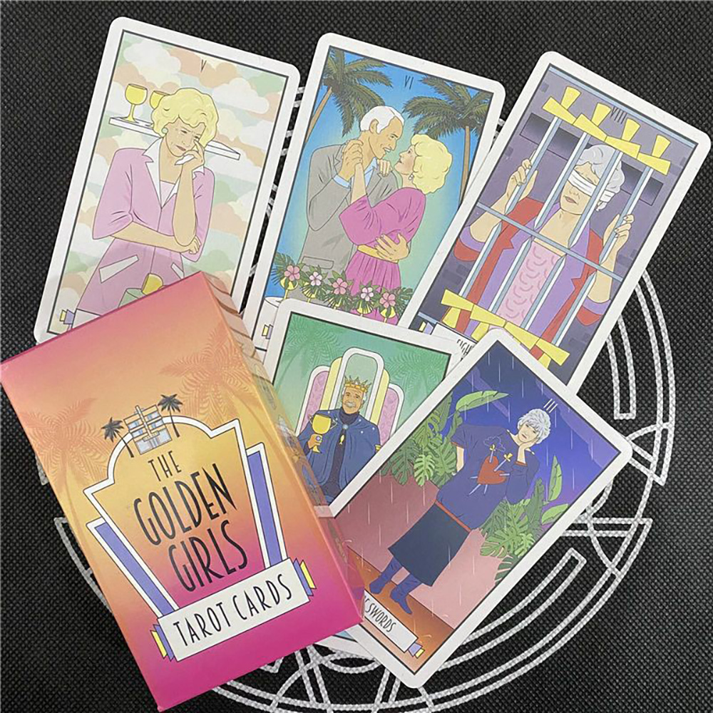 Bài Tarot The Golden Girls Tarot 78 Lá Bài Tặng Đá Thanh Tẩy