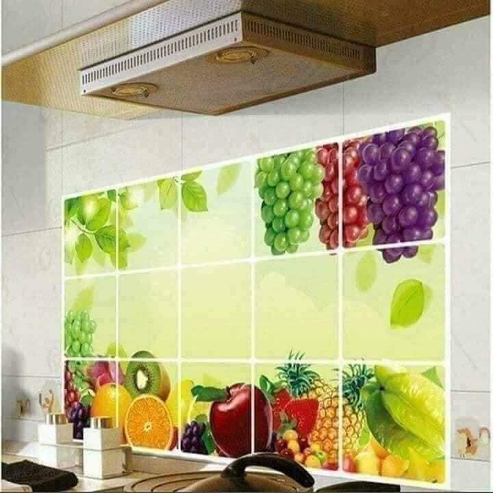 Tranh dán bếp cách nhiệt nhiều mẫu đẹp