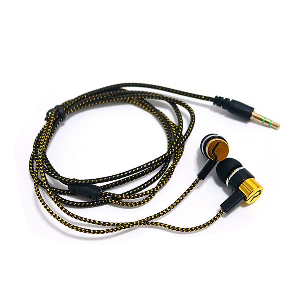 Tai nghe điện thoại cô lập tiếng ồn không có mic có dây có dây tiêu chuẩn vải phản chiếu tiêu chuẩn