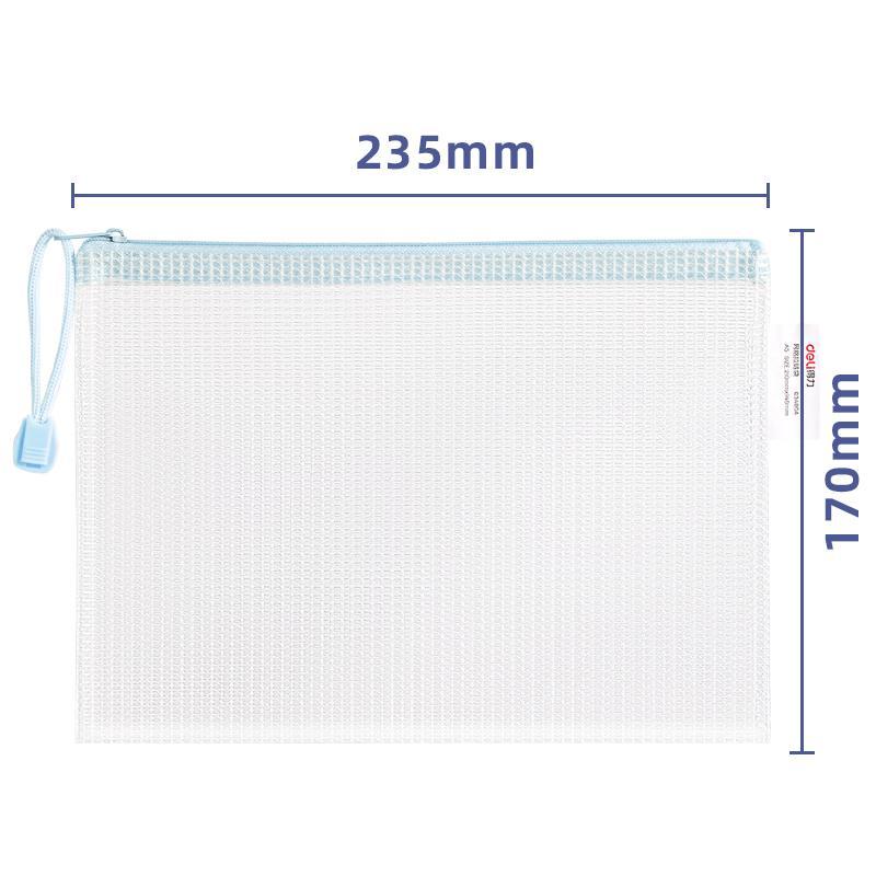 Túi Lưới Đựng Đồ Trong Suốt - Deli 63480A-KM-01 (Mẫu Màu Giao Ngẫu Nhiên)