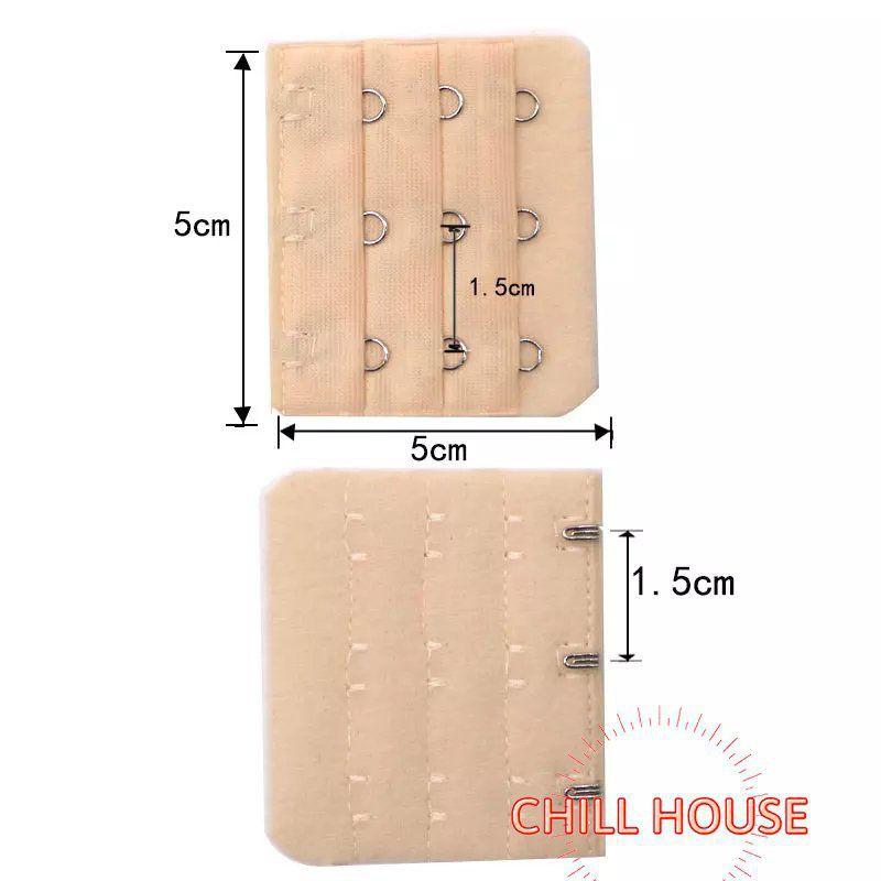 Combo 5 Móc nối áo ngực 3 móc -Miếng nới rộng áo ngực 3 nấc - CHILLHOUSE