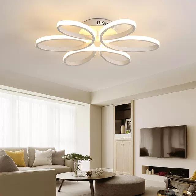 Đèn LED Mâm Ốp Trần MN035/6, Đèn trần Phòng Khách, Đèn trần phòng ngủ - 3 Chế Độ Sáng