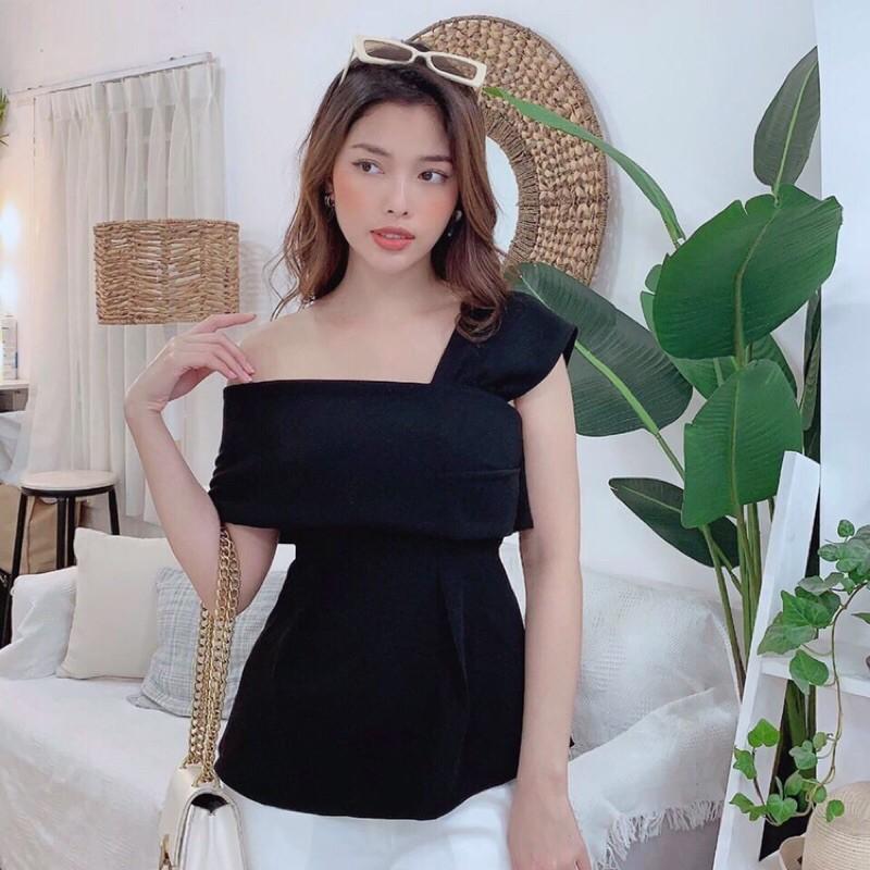 Áo lệch vai thanh lịch có 3 màu có size