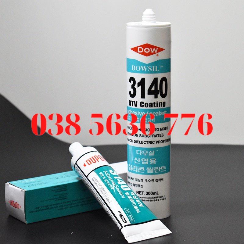 Dow Corning 3140, Keo Silicone Không Thấm Nước, Cách Điện, Chống Rò Rỉ, Keo Lỏng Trong Suốt