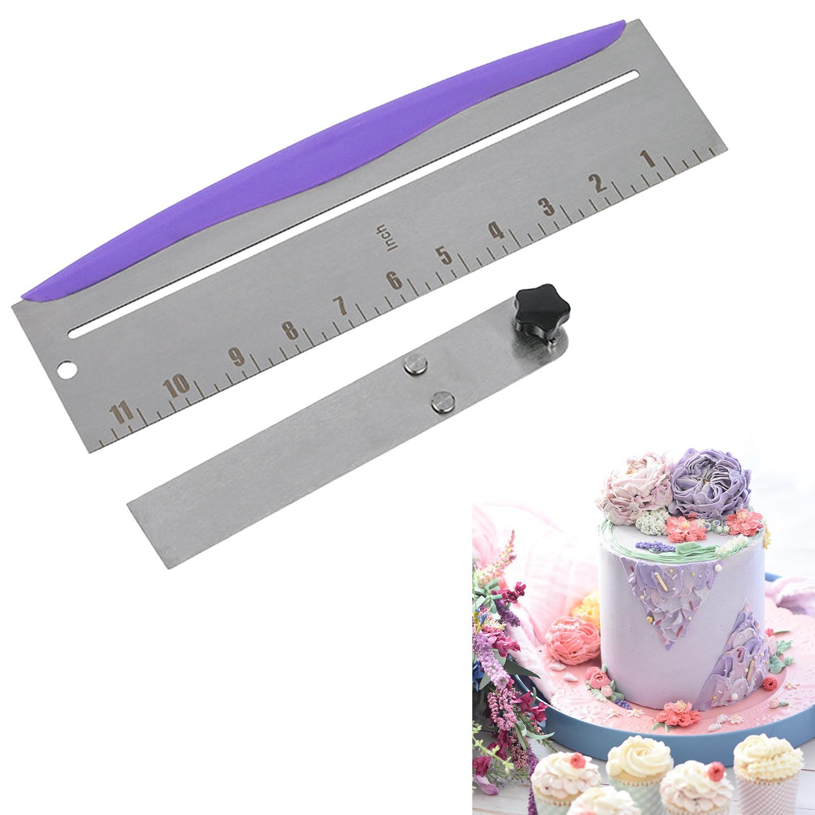 12 inch Cake Scraper Smoother Cake Scraper Turning Tools for Kitchen Cheese