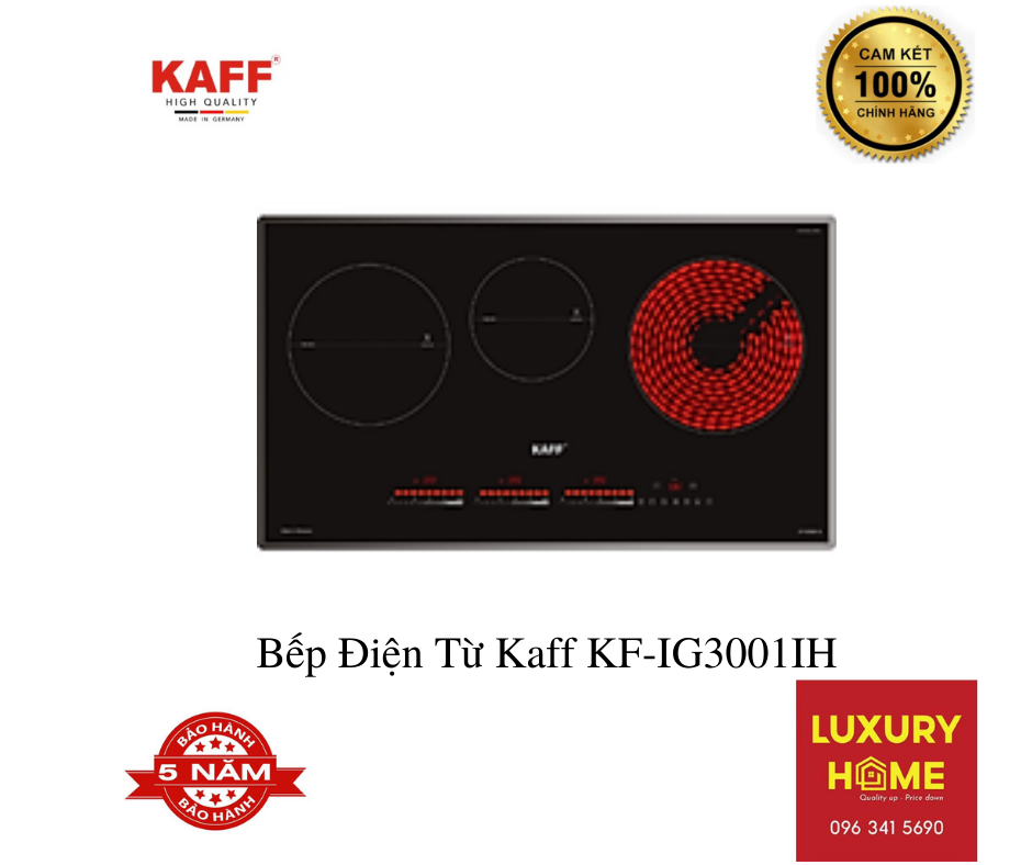 Bếp Điện Từ Kaff KF-IG3001IH - Hàng Chính Hãng