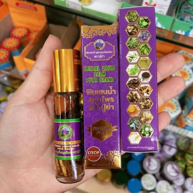 Dầu Lăn Thảo Dược 19 Vị OTOP Thái Lan - Chai 8ml