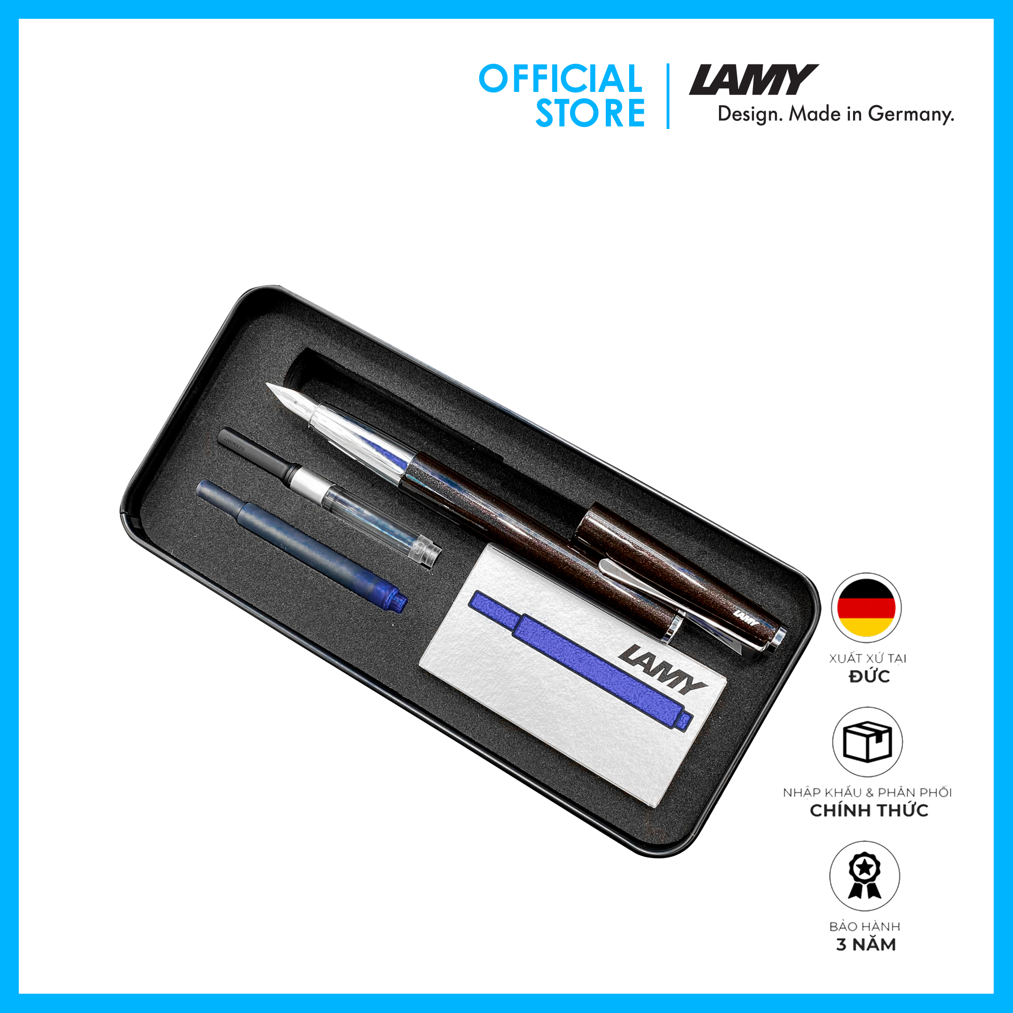 Bút máy LAMY Studio Dark Brown