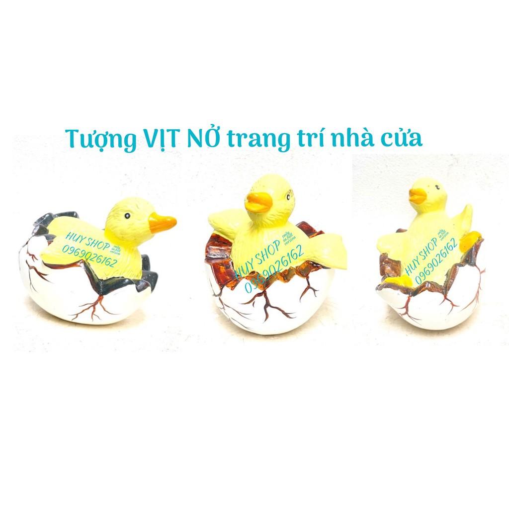 COMBO 3 TƯỢNG VỊT NỞ GỐM SỨ TRANG TRÍ NHÀ CỬA