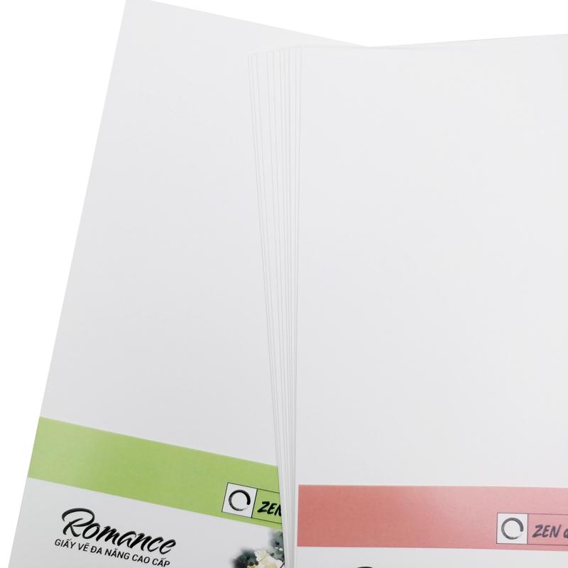 Giấy Vẽ Đa Năng Romance - A4 300gsm - Mix Media Paper - Zen Art TMG 8389 (10 Tờ)