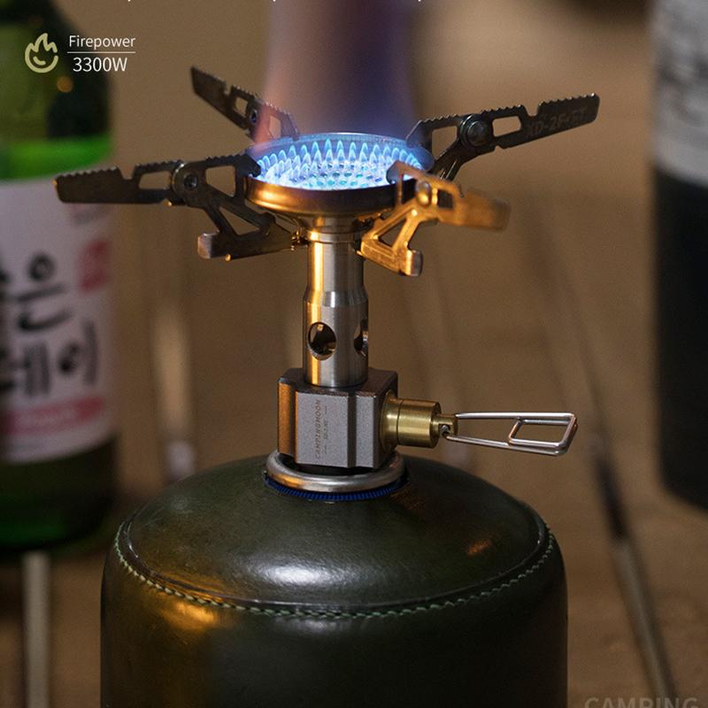 CAMPINGMOON 3300W Camping Stove High Efficient Backpacking Stove Camping Split Gas Stove