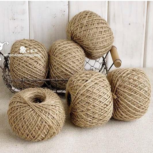 Dây cói treo ảnh tổ chim dài 50m, trang trí nhà cửa, làm đồ handmade, gói quà phụ kiện trang trí chụp ảnh trang trí NOEL