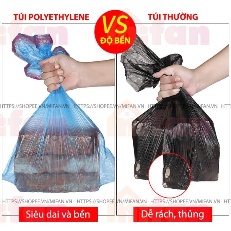 Túi Đựng Rác Tự Phân Huỷ Có Dây Rút - 45x50 cm - 15 túi/cuộn