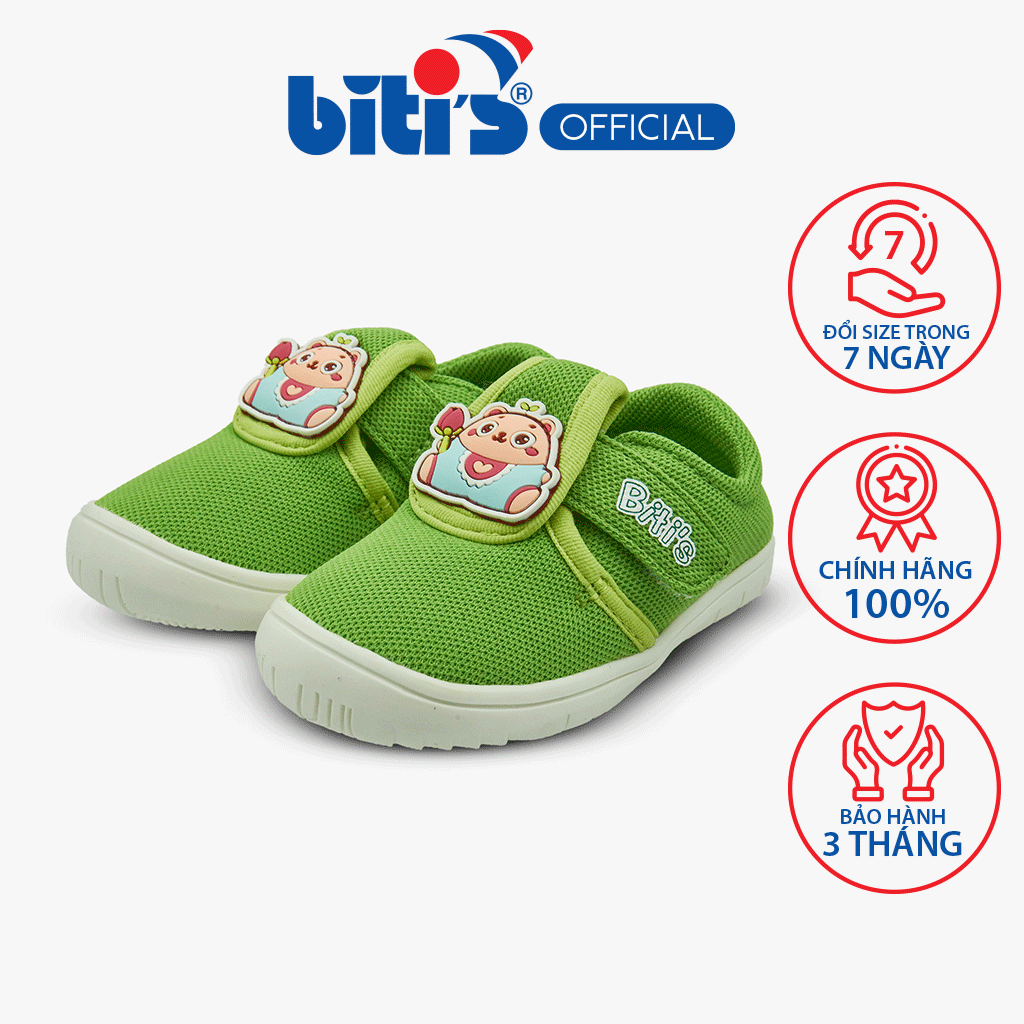Giày First Shoes Thông Dụng thông dụng BST Gấu Chú Tâm Bé trai Biti's BSB006300XMN (Xanh minơ)