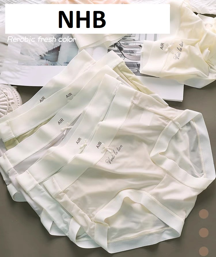 Combo 5 Quần Lót Nữ Tàng Hình Su Lụa phối Chữ Siêu Nhẹ Thương Hiệu BAW X1