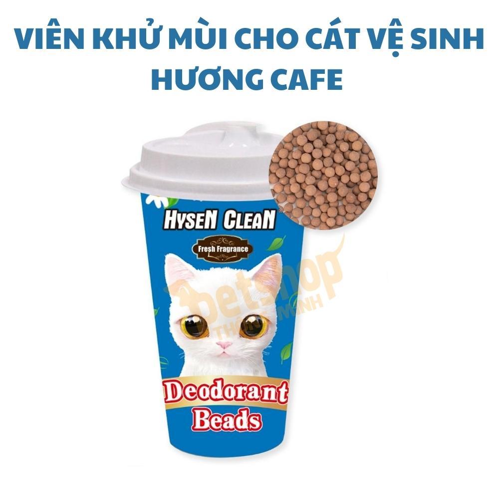 Hạt Khử Mùi Cát Vệ Sinh Cho Mèo Cao Cấp Hysen Clean Đủ Mùi 450G