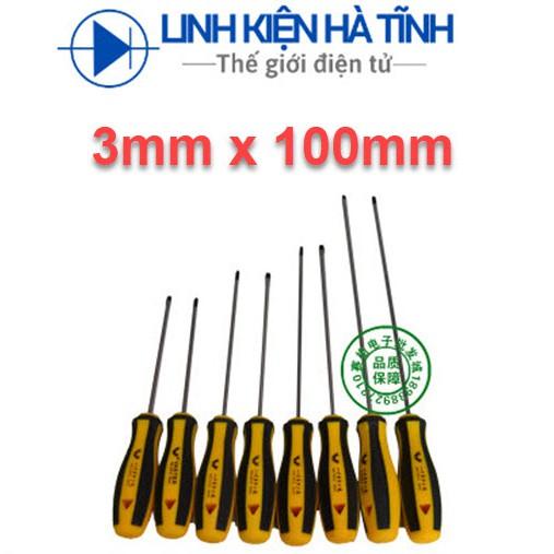 Tua vít đầu chéo / dẹt chất lượng cao 3mm x 100mm