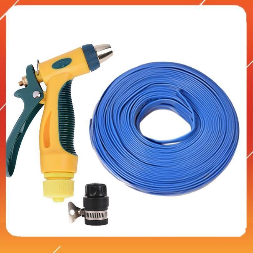 Bộ dây vòi xịt nước rửa xe,tưới cây tăng áp 3 lần 20m