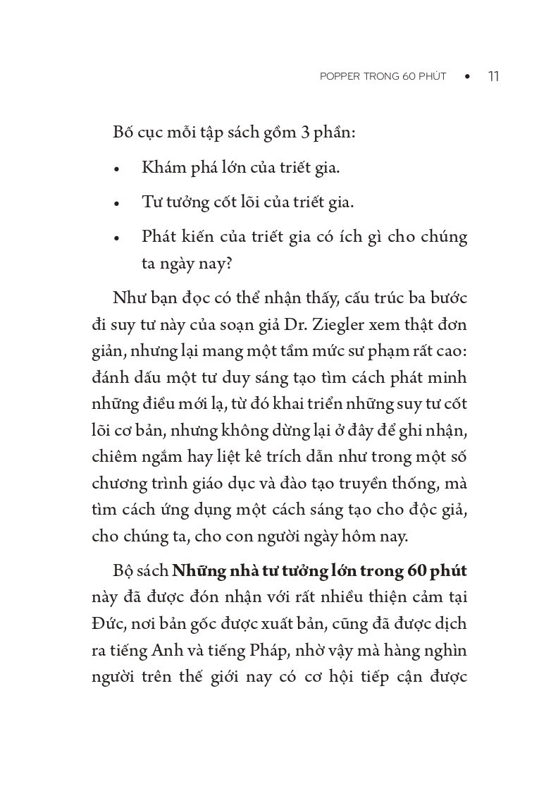Những Nhà Tư Tưởng Lớn - Popper Trong 60 Phút - Vanlangbooks