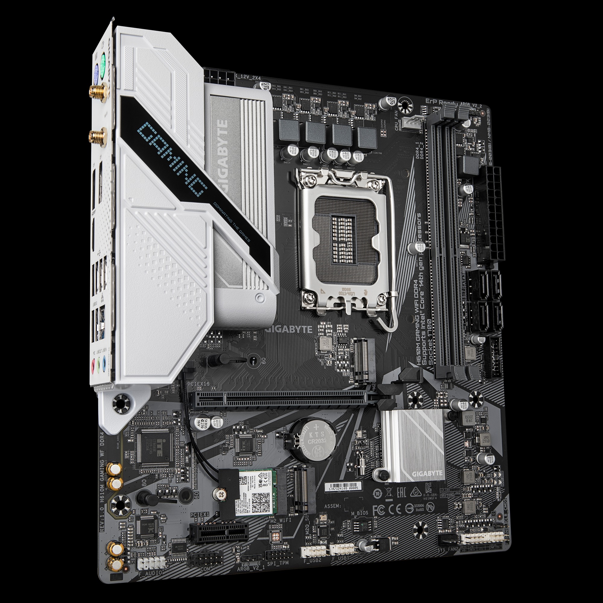 Mainboard Gigabyte H610M GAMING WF DDR4 Socket LGA1700 - Hàng Chính Hãng