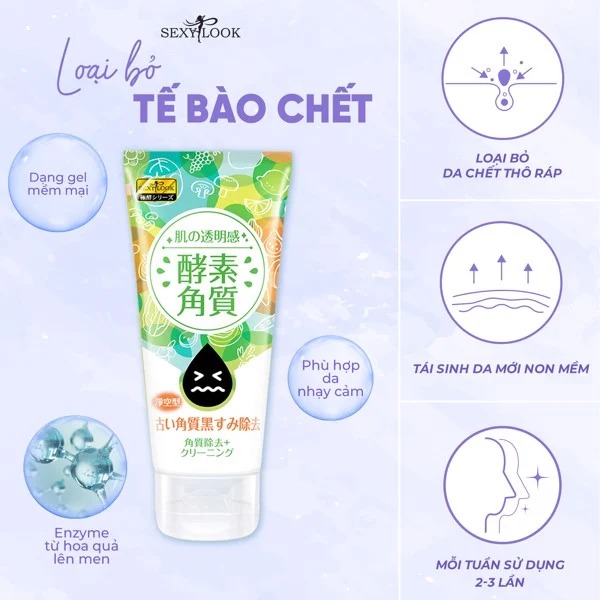 Tẩy Tế Bào Chết Sexylook Enzyme Exfoliating Gel 120g