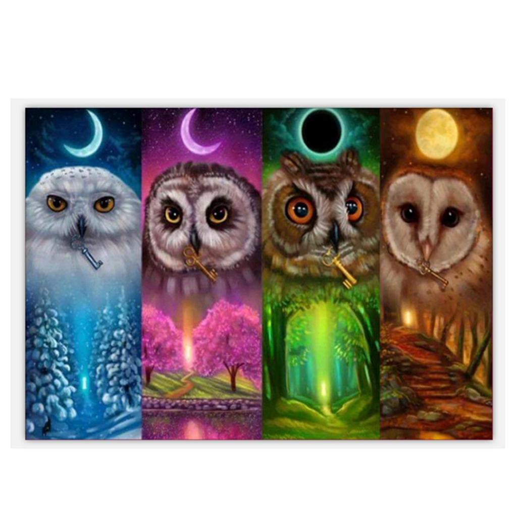 DIY 5D Diamond Painting Embroidery DIY Paint By Number Kit Home Wall Decoration 40x30cm